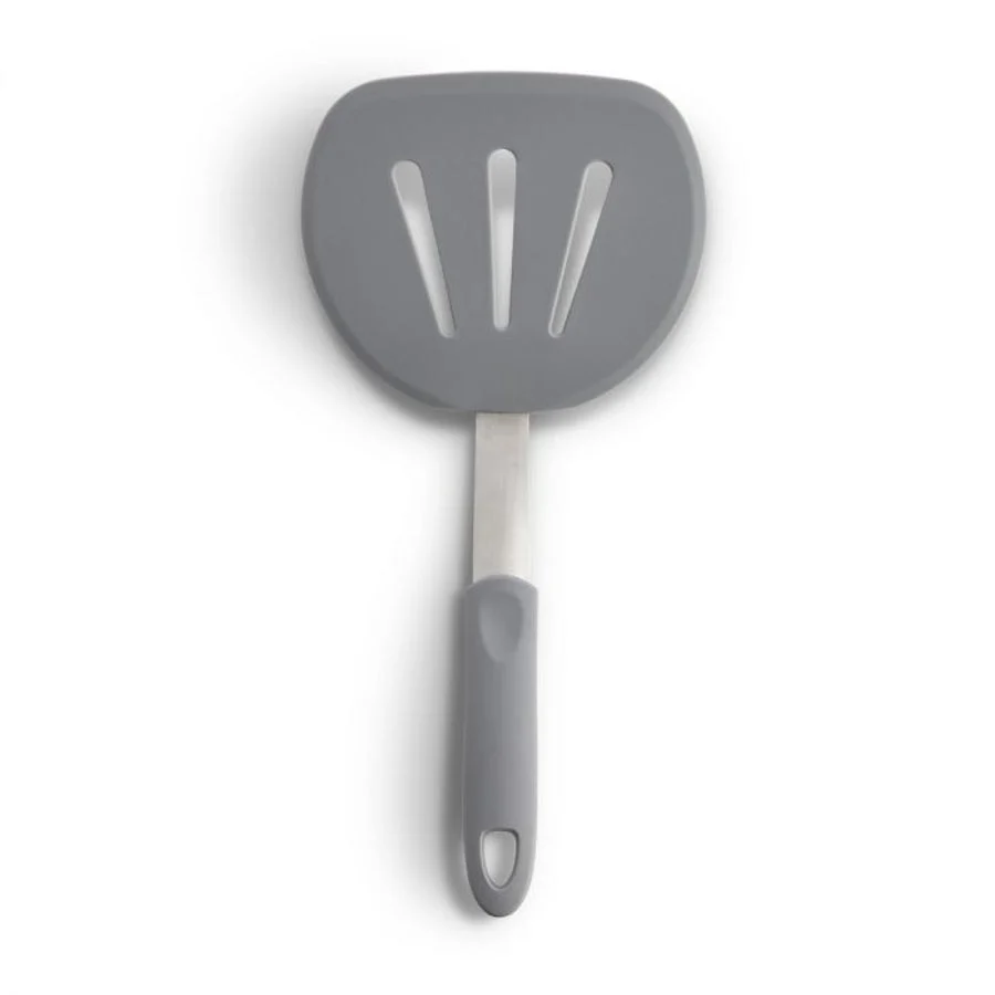 Spatulas, Wide Slotted, Silicone, Non-Stick,6 - 1 EACH