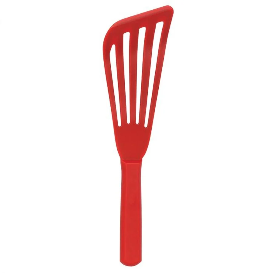 Spatulas, Fish, Silicone, Non-Stick, Red,6 - 1 EACH