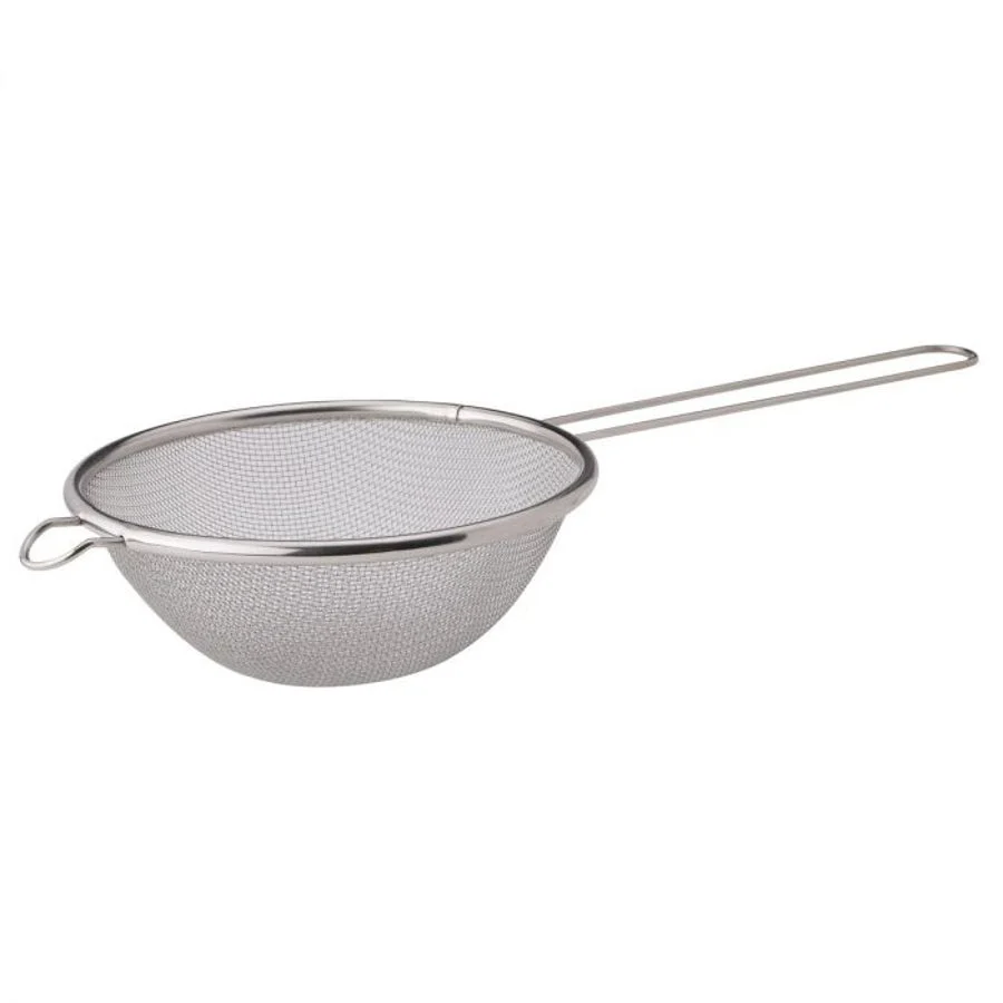 Strainers, 6 Inch, Stainless Steel Mesh, with Handle & Hook, 6 Linear Inch,12 - 1 EACH