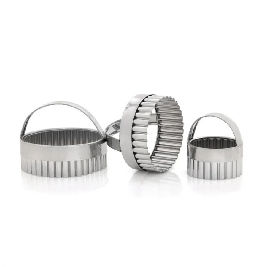 Cutter Set, Cookie, Assorted Size, Round Crinkle,1 - 1 EACH