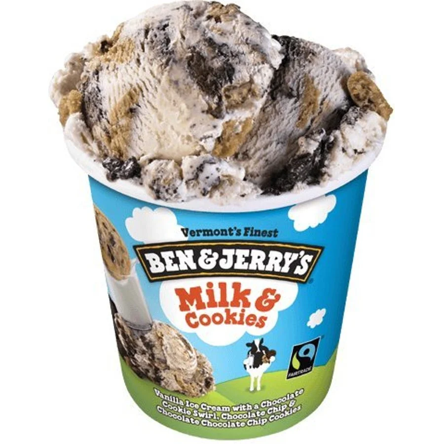 Ice Cream, Milk & Cookies, Frozen,8 - 16 FLUID
