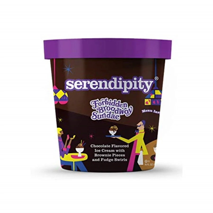 Ice Cream, Forbidden Broadway Sundae, Frozen,8 - 16 FLUID