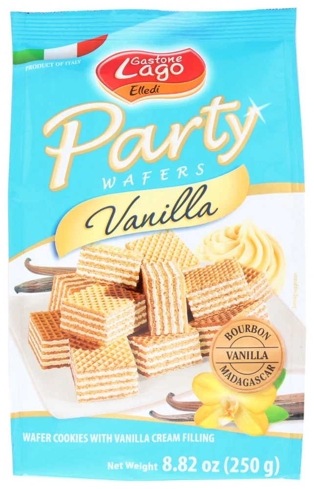 Cookies, Wafer, Vanilla Cream Filled, Shelf-Stable,10 - 8.82 OUNCE