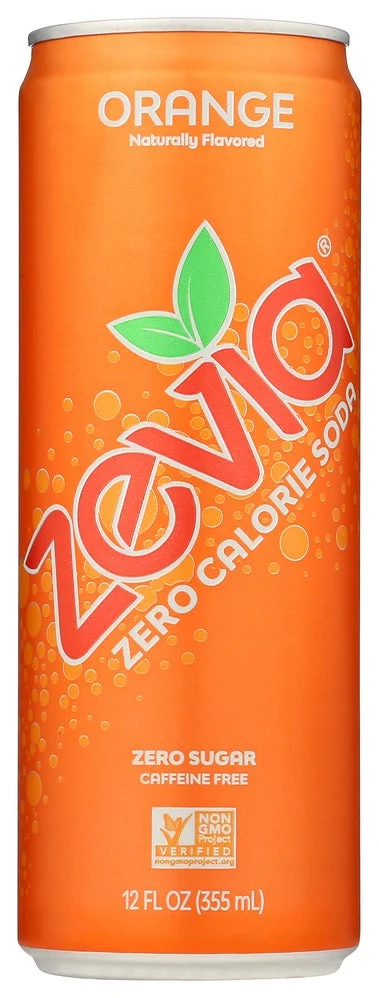 Soft Drink, Orange, Zero Calorie, Single-Serve, Can,12 - 12 FLUID