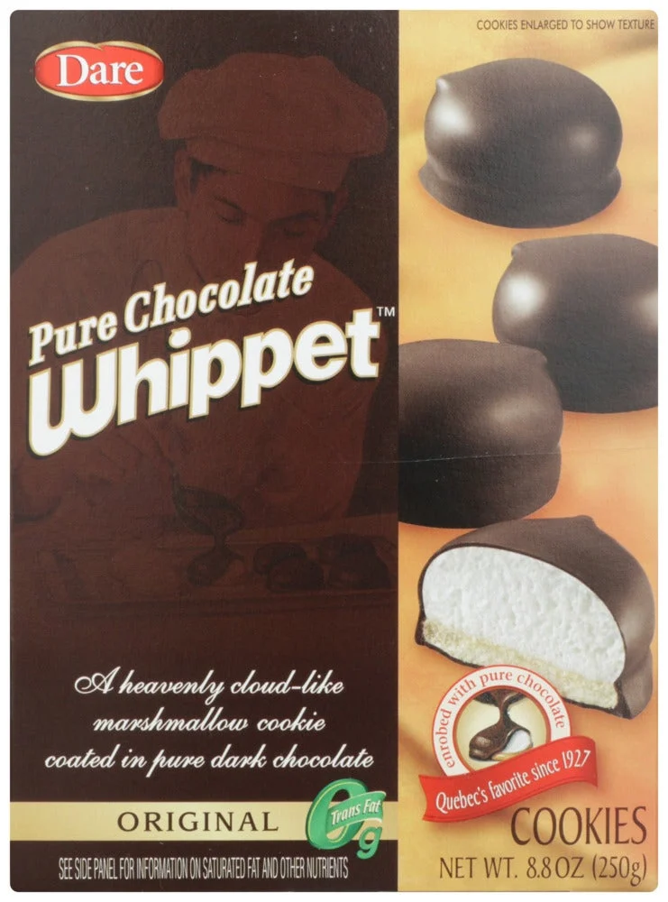 Cookies, Marshmallow, Dark Chocolate-Covered, Shelf-Stable,12 - 8.8 OUNCE