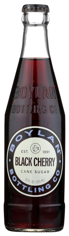 Soft Drink, Black Cherry, Single-Serve, Glass,24 - 12 FLUID