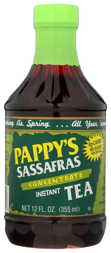 Tea, Sassafras, Instant, Glass,6 - 12 FLUID