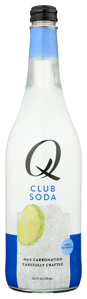 Soft Drink, Club Soda, Glass,8 - 25.4 FLUID