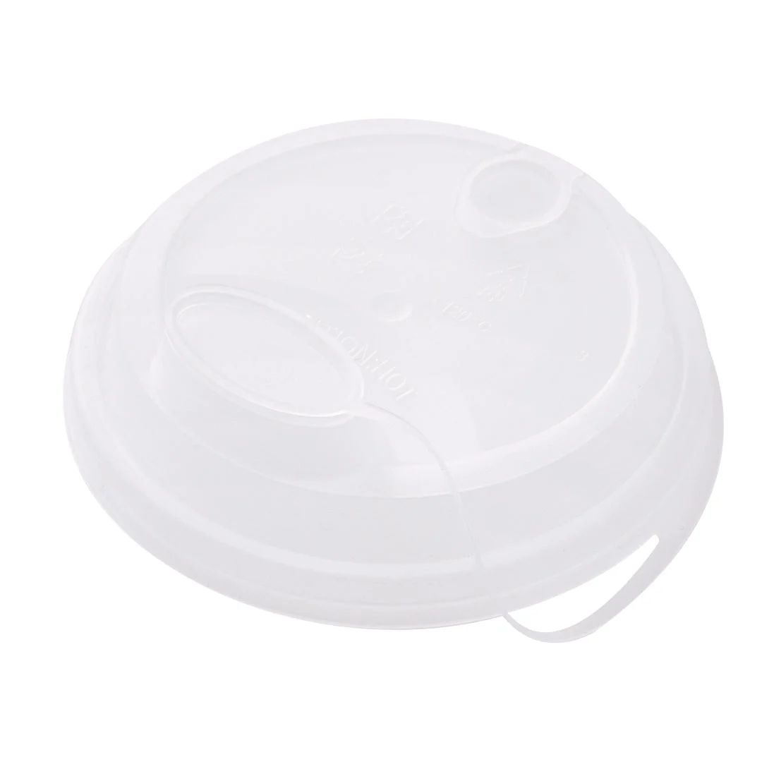 Lids, Straw Hole & Sip-Thru, Plastic, Clear, with 2 Plugs, for 12/16/24 Ounce Cups,1 - 500 COUNT