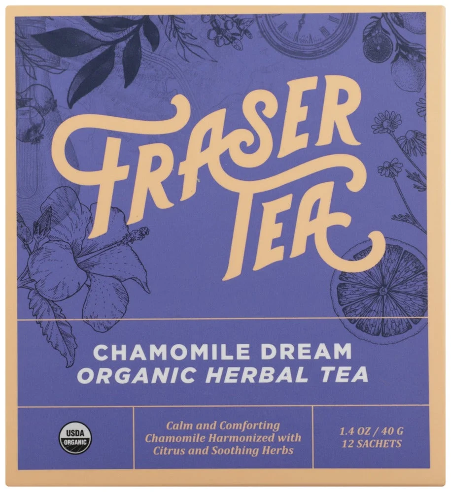 Tea, Herbal, Chamomile Dream, Individually Wrapped with String,6 - 12 COUNT