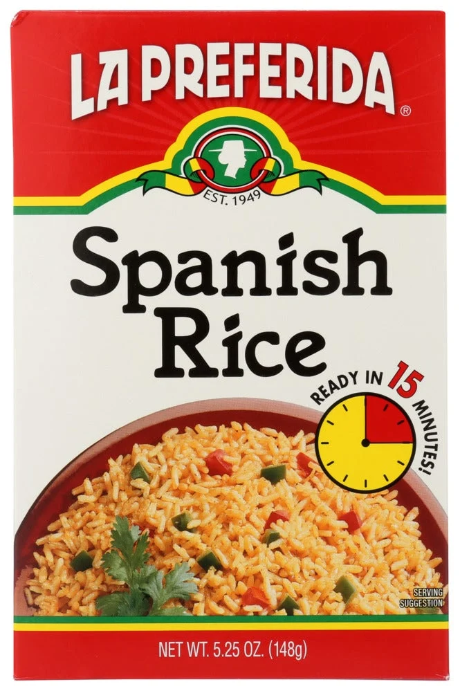 Rice, Spanish,9 - 5.25 OUNCE