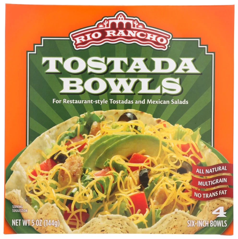 Tostada Bowls, 6 Inch, 5 Ounce,6 - 4 COUNT