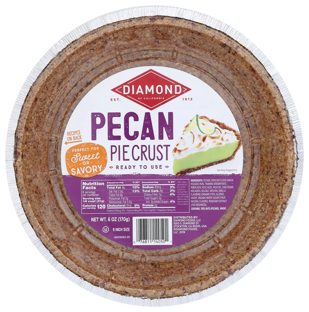 Shells, Pie, Ready-to-Use, Pecan,12 - 6 OUNCE