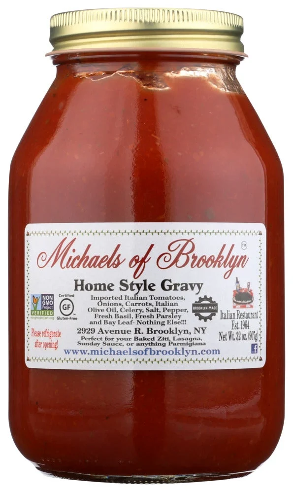 Sauce, Pasta, Home-Style Gravy,6 - 32 OUNCE