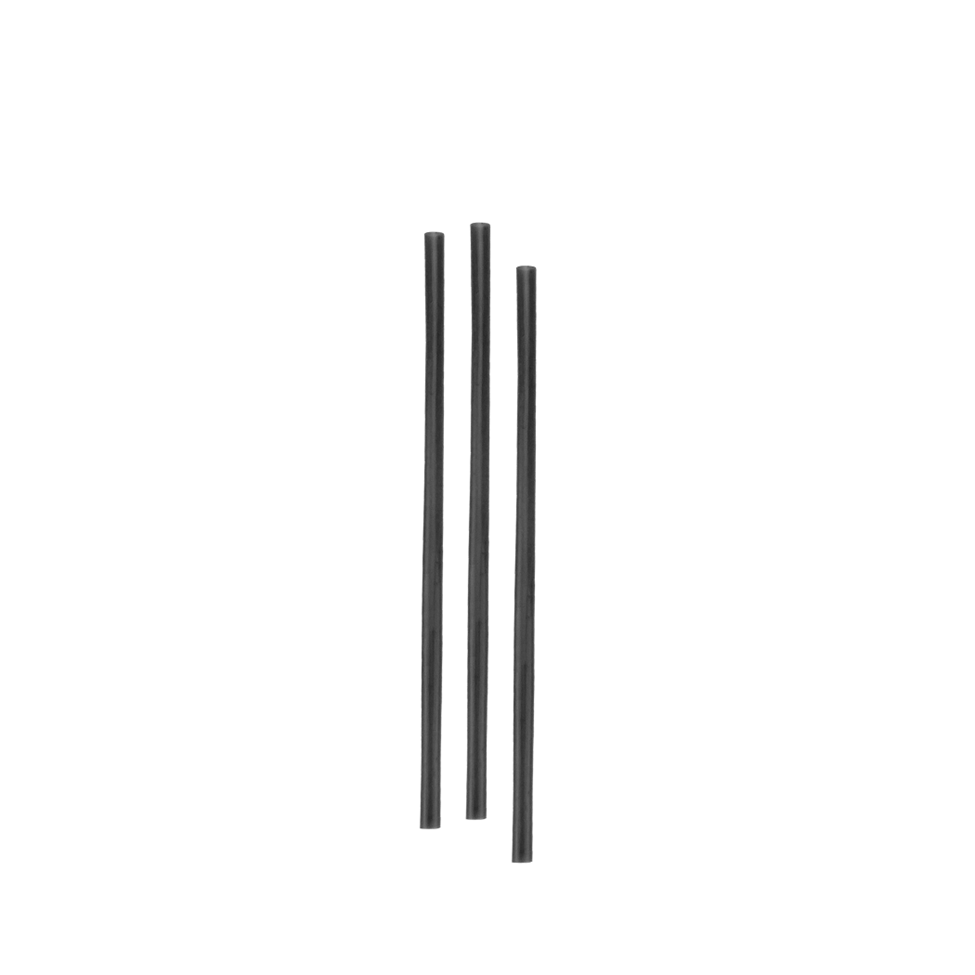 Straws, 5 Inch, Black, Biodegradable & Compostable,16 - 500 COUNT