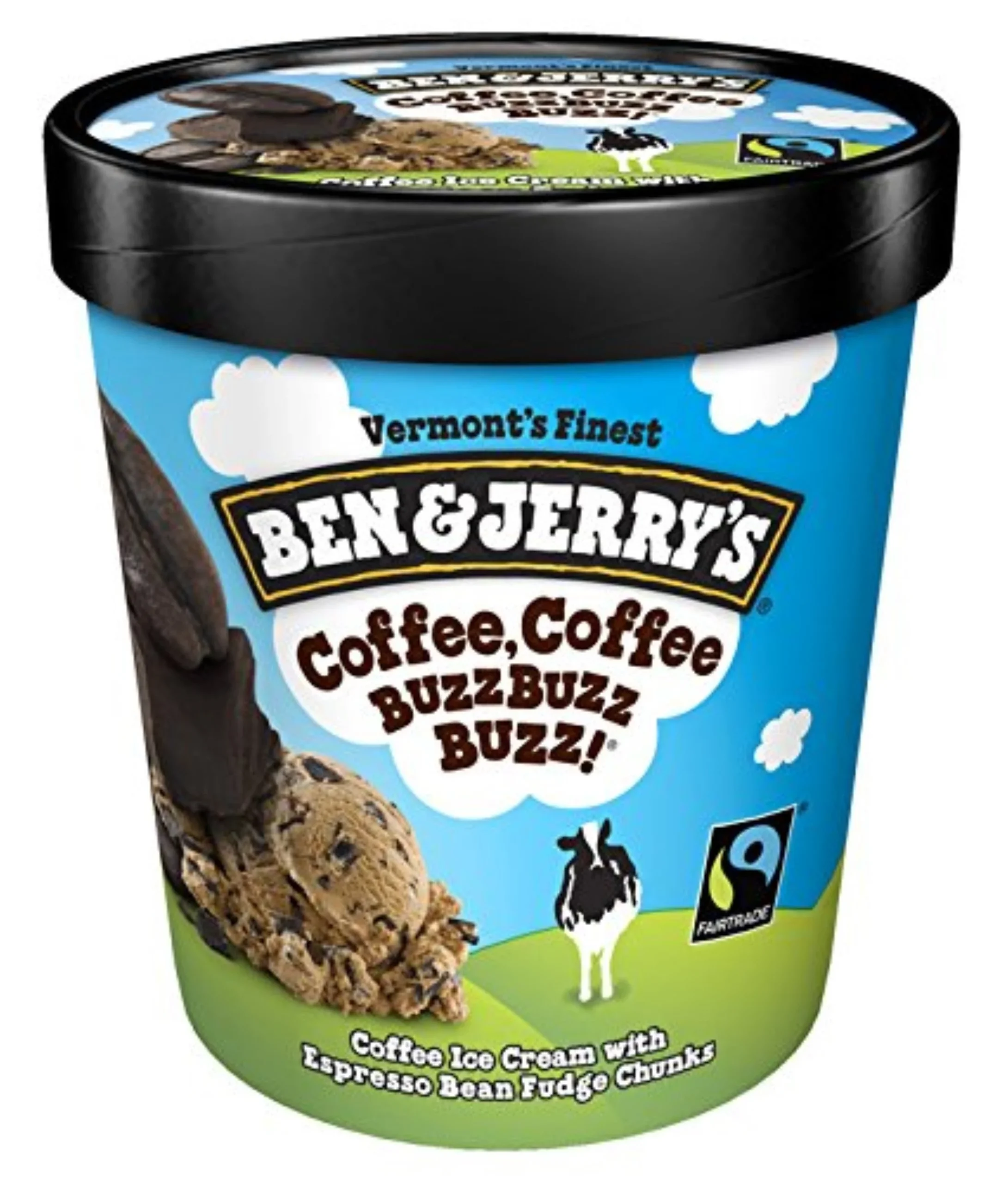 Ice Cream, Hard Serve, Coffee, Coffee Buzz Buzz Buzz, Frozen,8 - 16 FLUID