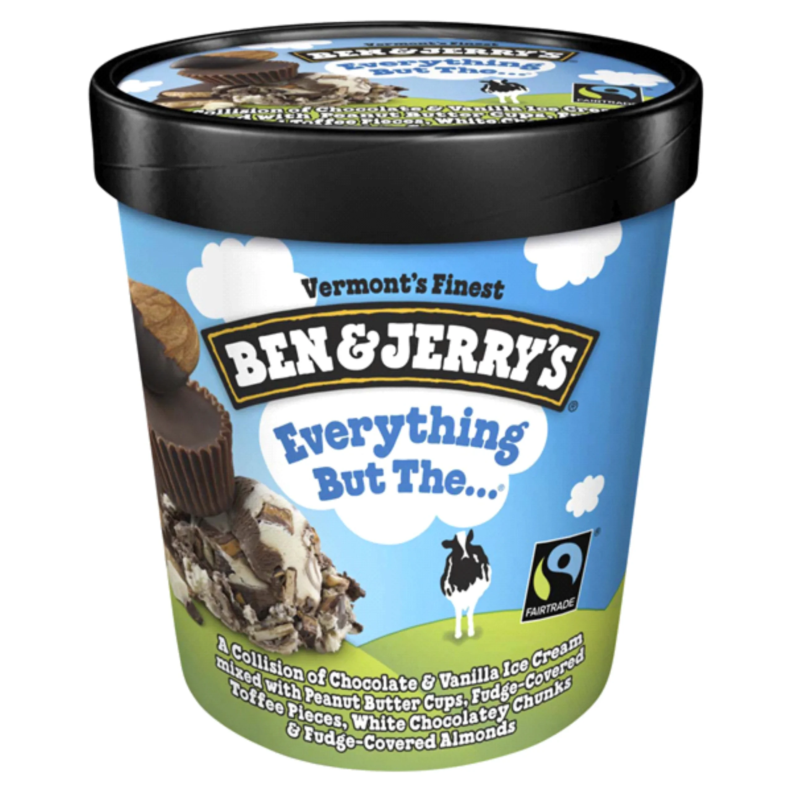 Ice Cream, Hard Serve, Everything But The..., Frozen,8 - 16 FLUID