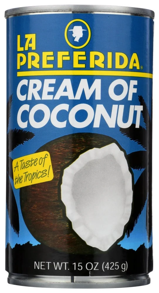 Cream of Coconut, Shelf-Stable,12 - 15 OUNCE