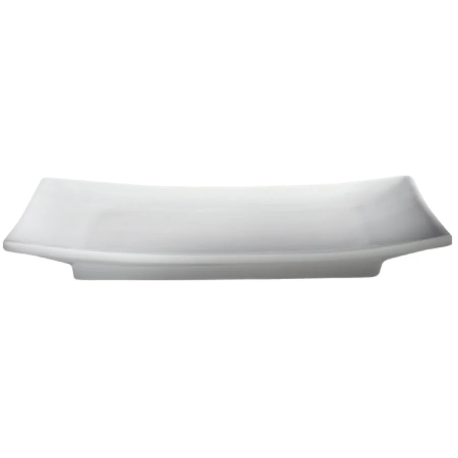 Platters, 11.75 x 8.38 Inch, White, Porcelain, Rectangular,6 - 2 COUNT