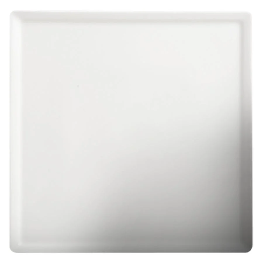 Plates, 10 Inch, White, Porcelain, Square,6 - 2 COUNT