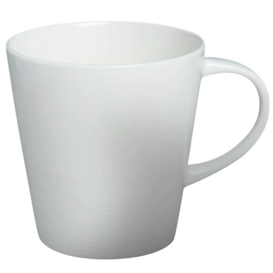 Cups, Coffee, 8 Ounce, White, Porcelain,6 - 6 COUNT