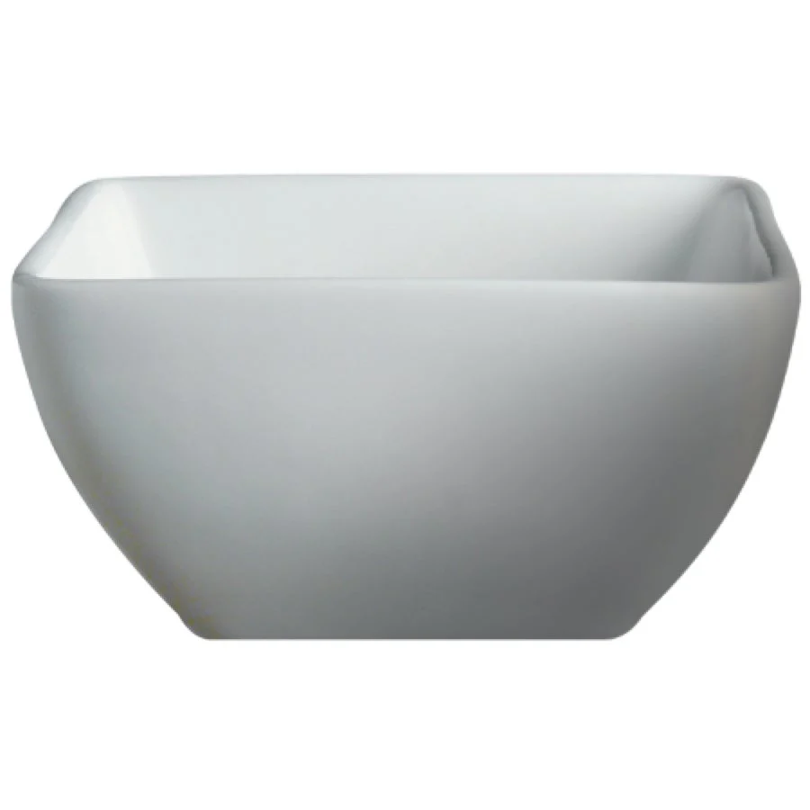 Bowls, 12 Ounce, 4.50 Inch, White, Square, Porcelain,6 - 6 COUNT