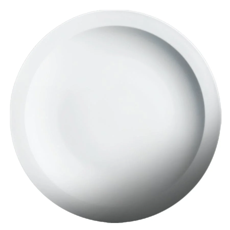 Plates, 14 Inch, Narrow Rim, White, Porcelain,8 - 1 COUNT