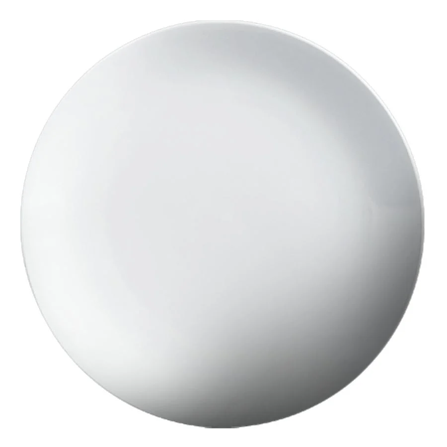 Plates, Coupe, 10.25 Inch, White, Porcelain,6 - 4 COUNT