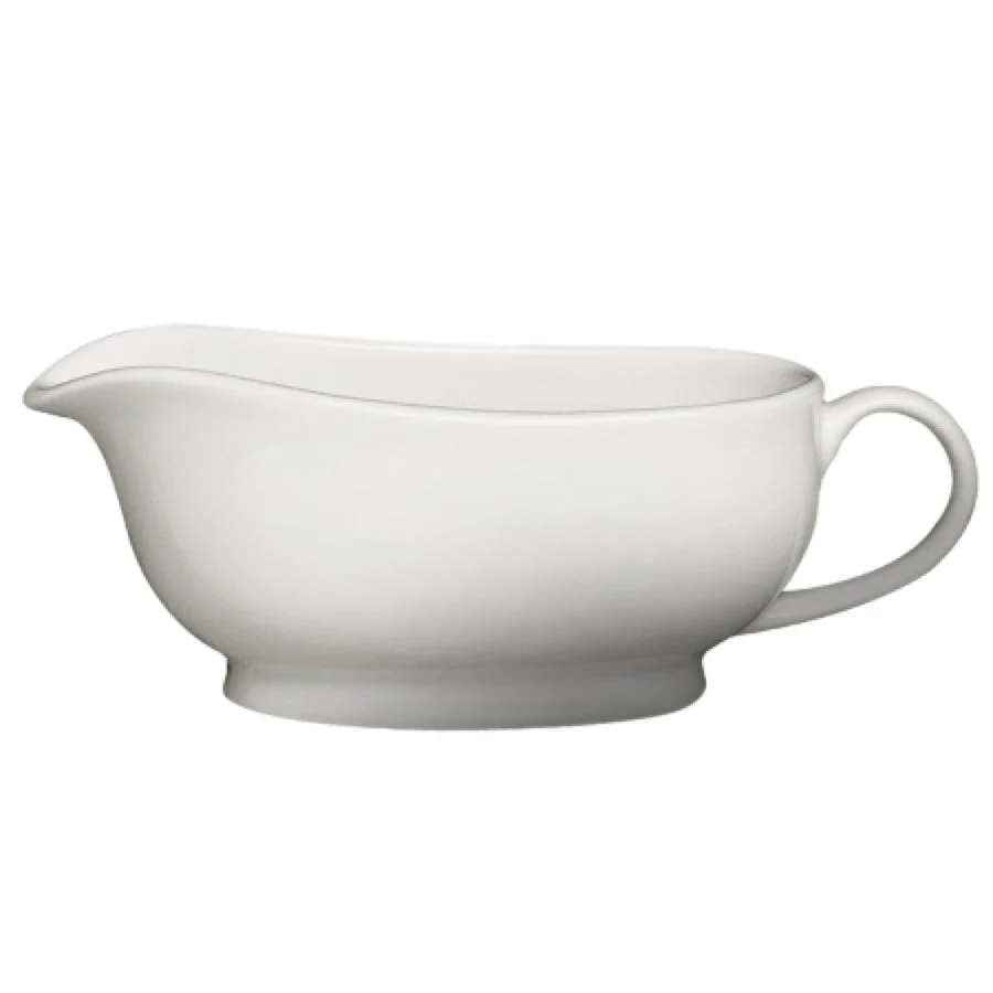 Boat, Gravy, 11 Ounce, White, Porcelain,12 - 2 COUNT