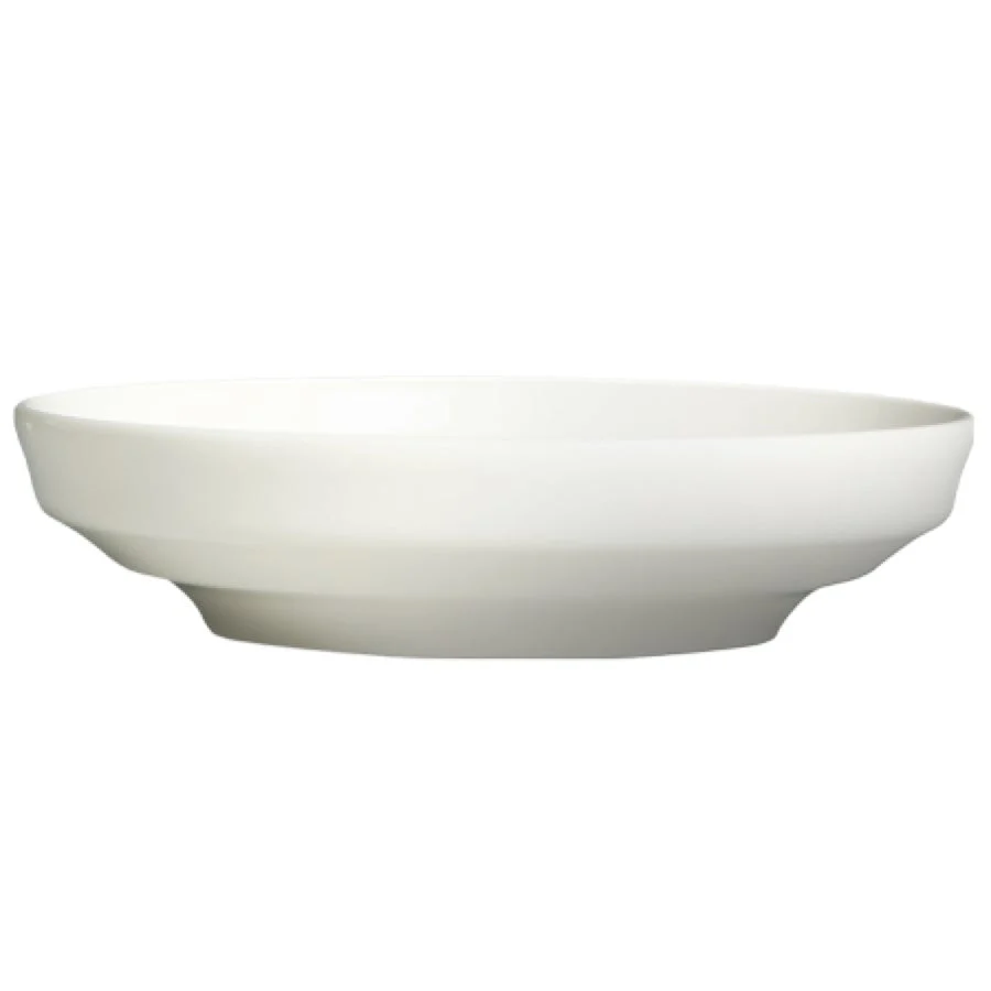 Plates, Soup, 8 Inch, White, Porcelain,6 - 6 COUNT