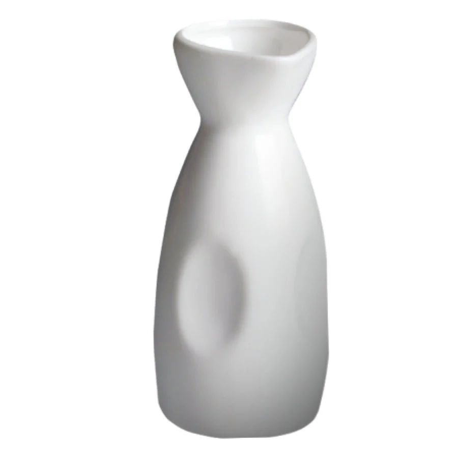 Bottles, Sake, 4 Ounce, White, Porcelain,8 - 6 COUNT