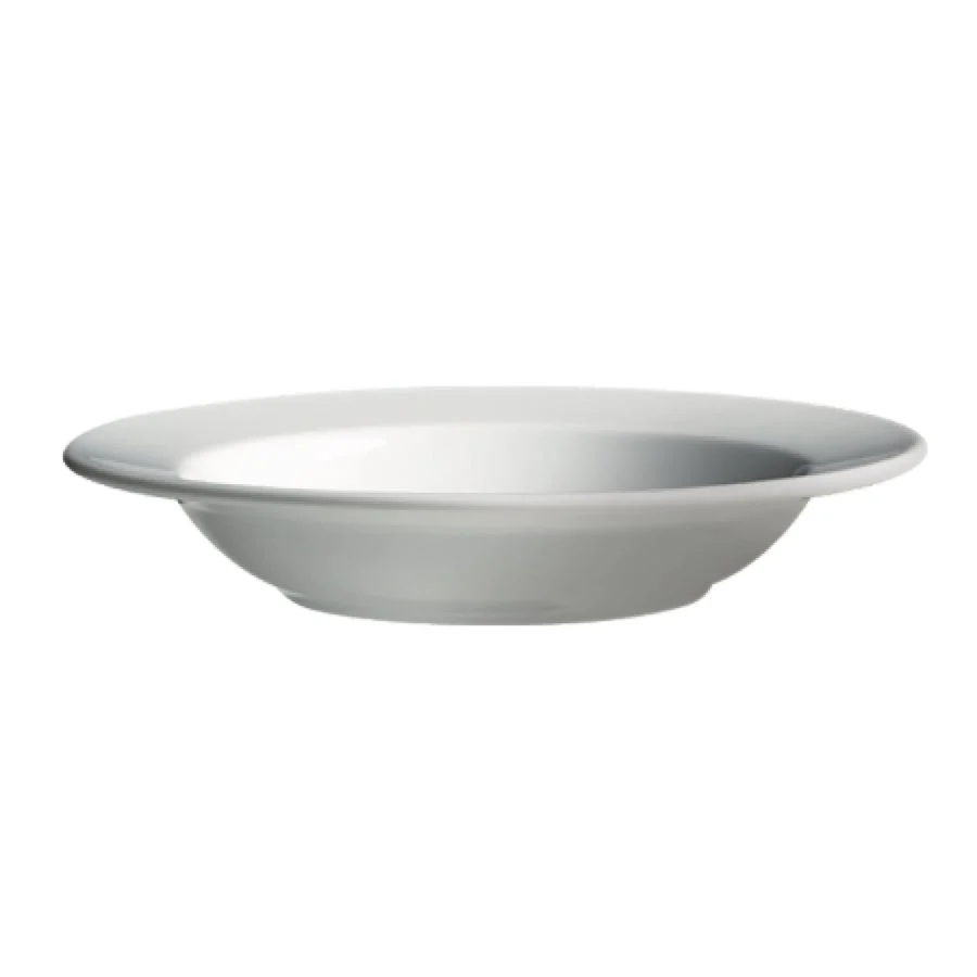 Plates, Soup, 11 Inch, White, Porcelain,6 - 2 COUNT