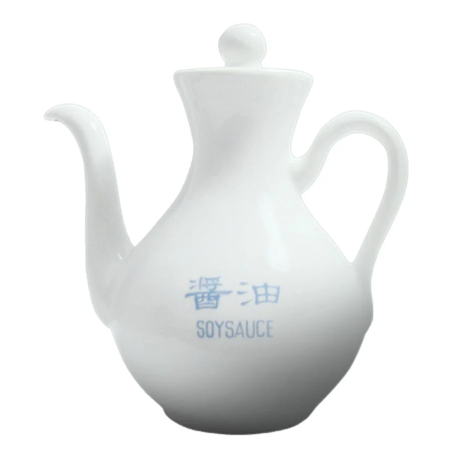 Pot, Soy Sauce, 5 Ounce, White, Porcelain,8 - 6 COUNT