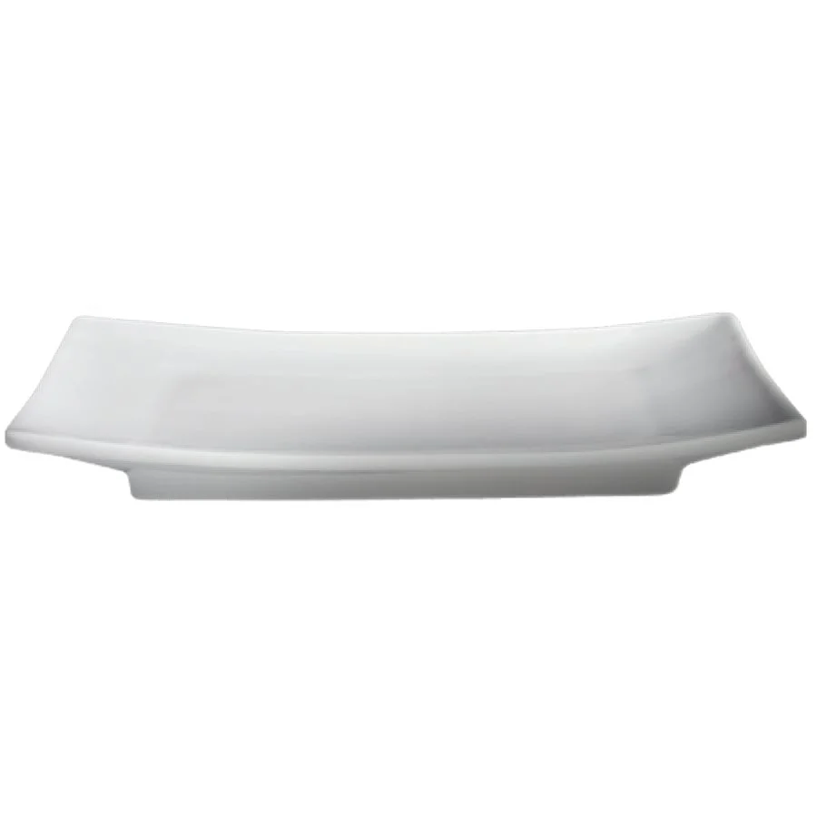 Platters, 9.75 x 6.38 Inch, White, Porcelain, Rectangular,6 - 4 COUNT