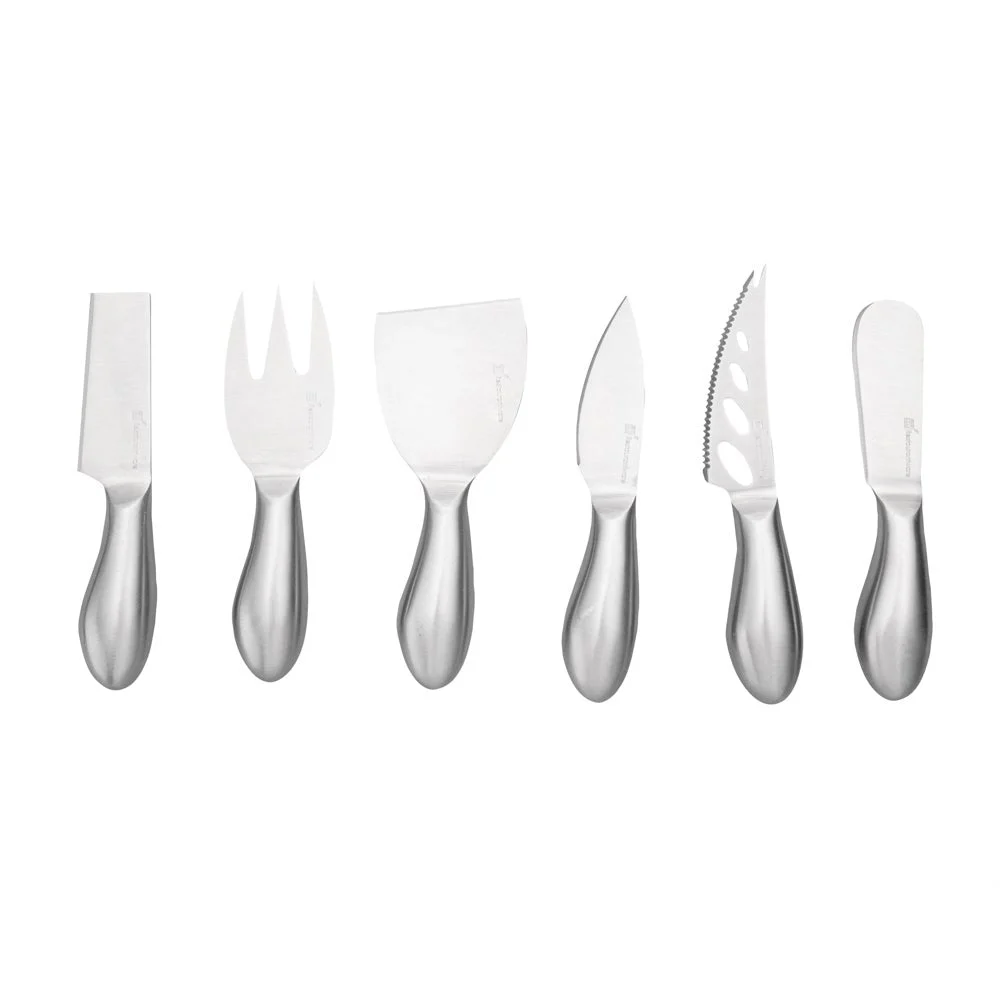 Knife Set, Cheese, 6-Piece, Stainless Steel,1 - 1 EACH