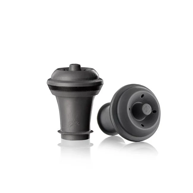Stoppers, Wine Bottle, Rubber, Grey,12 - 2 COUNT