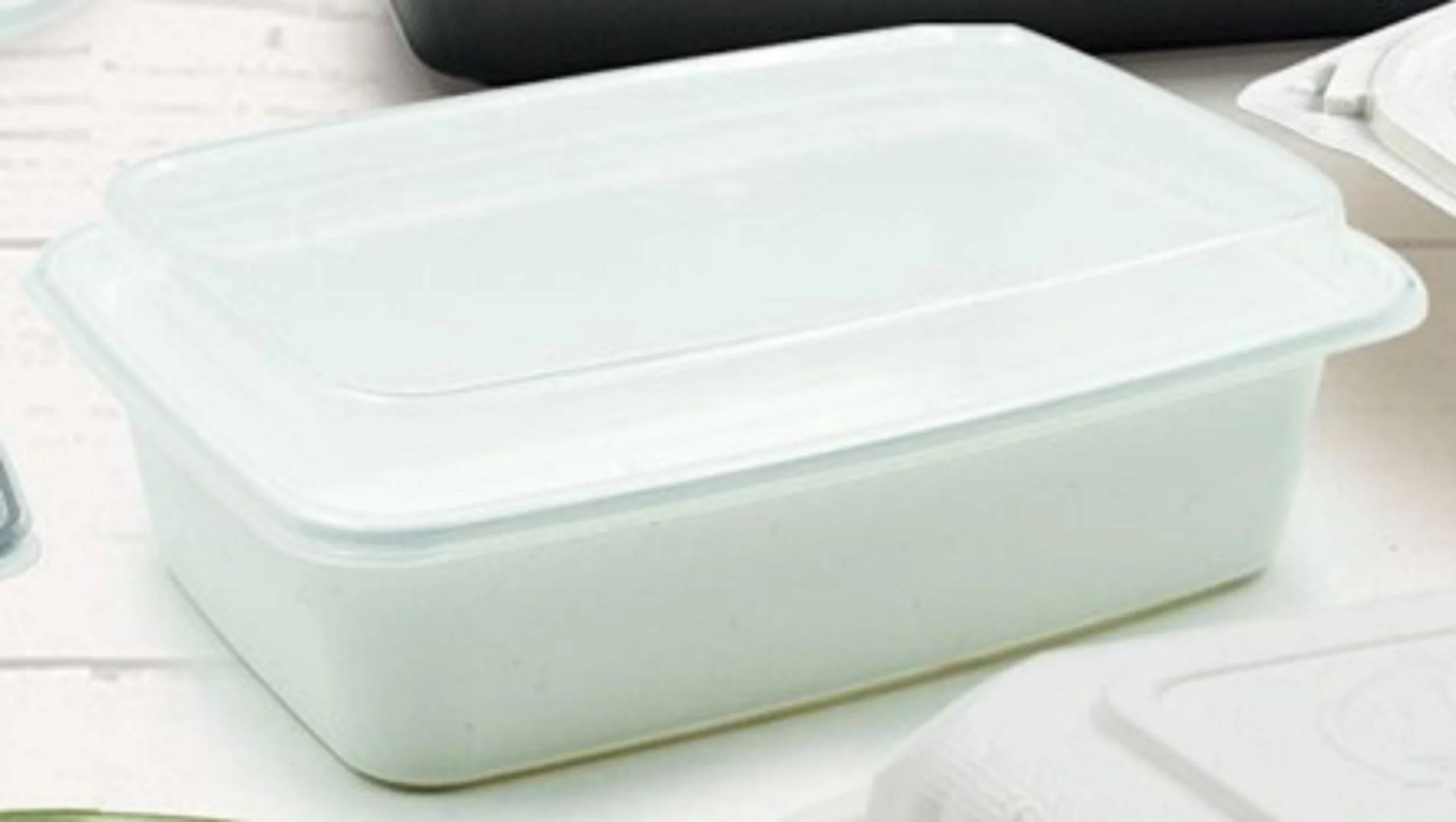Containers, Takeout, 16 Ounce, Plastic, White, Rectangular,1 - 150 COUNT