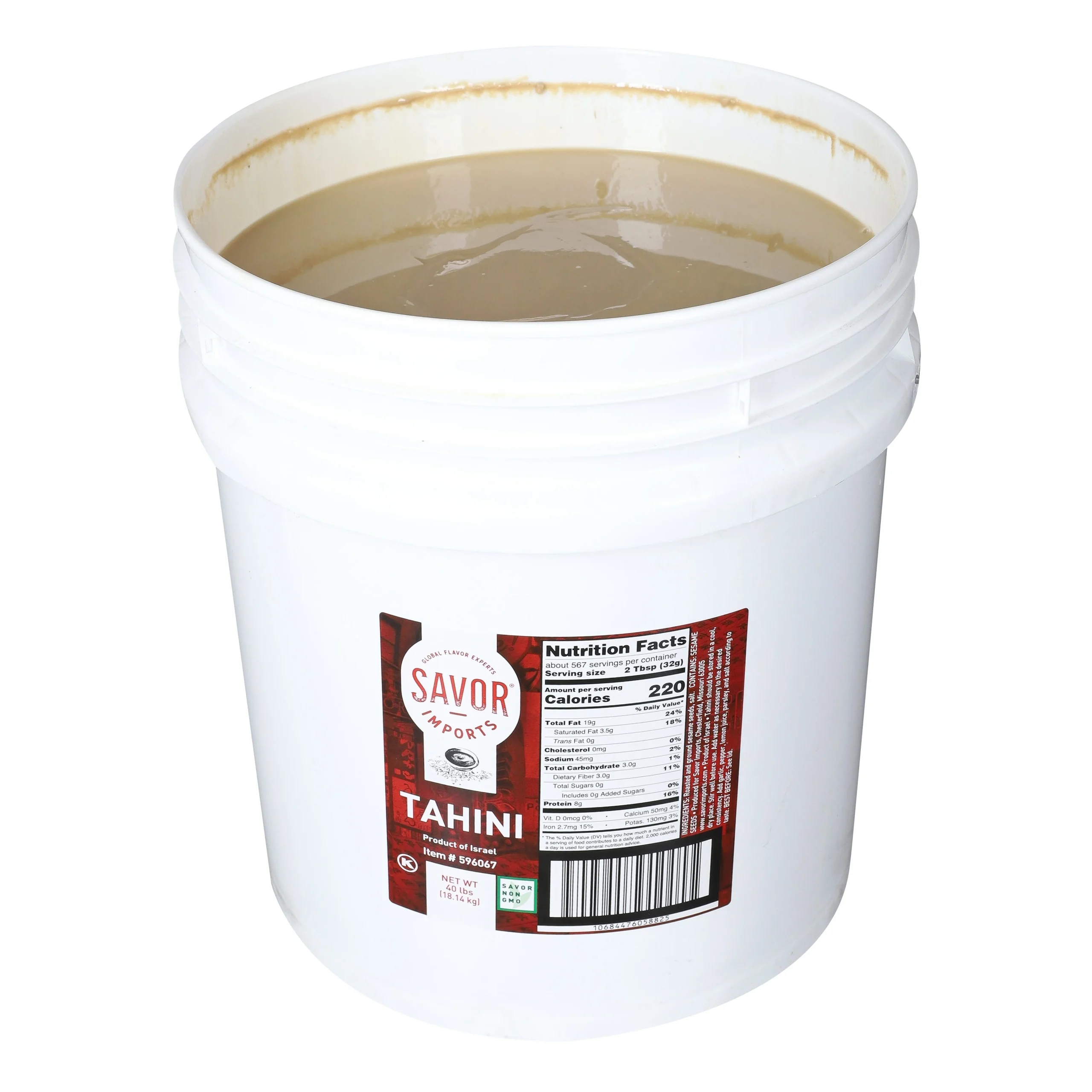 Paste, Tahini, Roasted,1 - 40 POUND