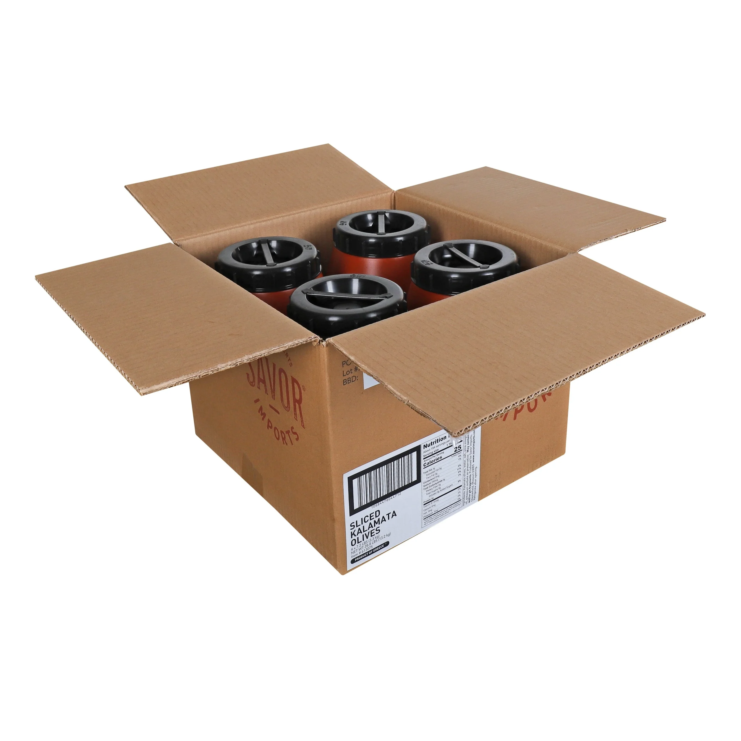 Olives, Kalamata, Sliced,4 - 2 KILOGRAM
