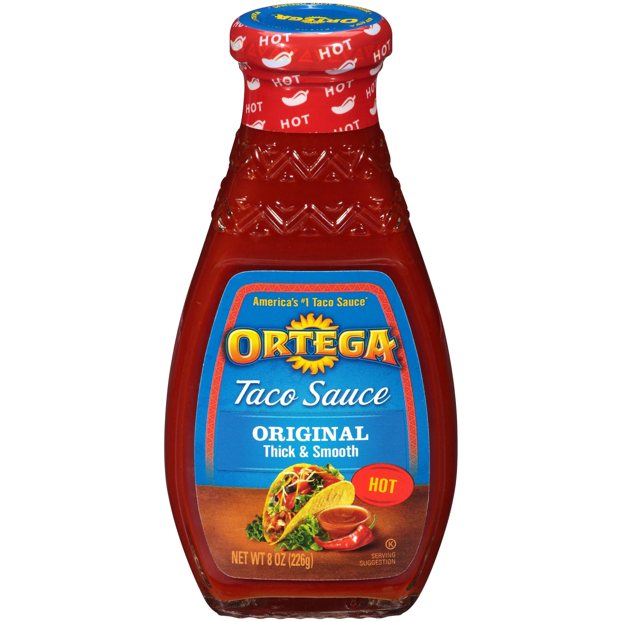 Sauce, Taco, Hot,12 - 8 OUNCE