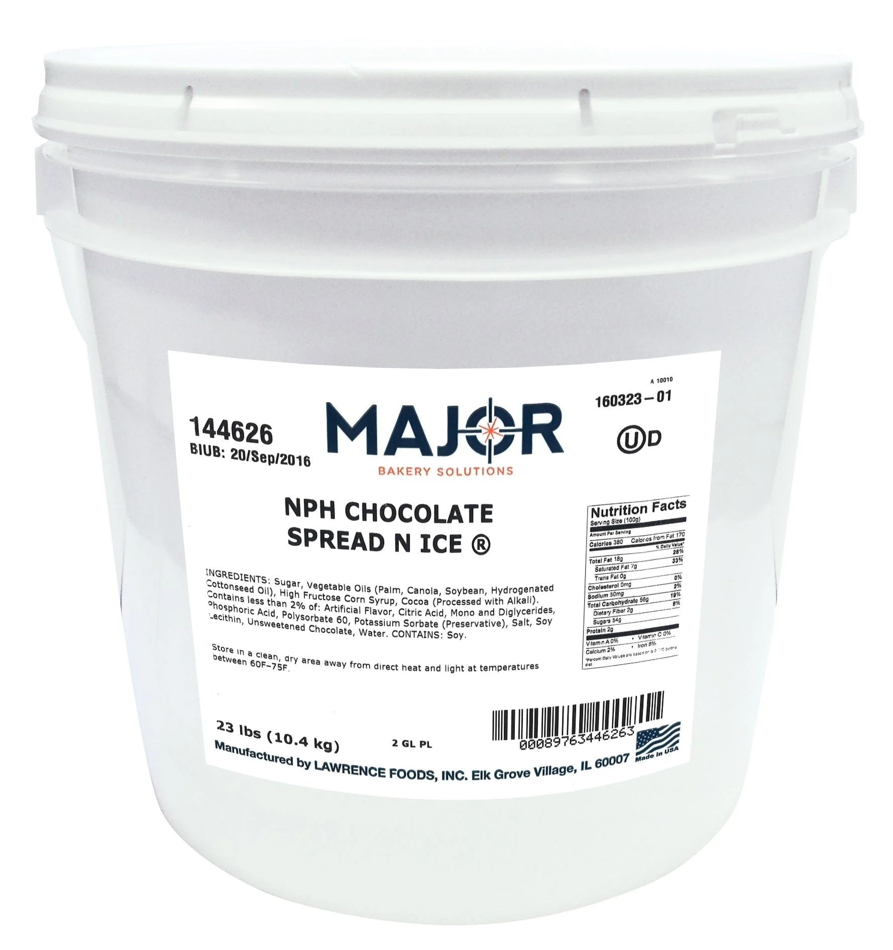 Icing, Chocolate, Ready-to-Spread, Shelf-Stable,1 - 23 POUND