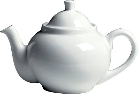 Pots, Tea, 32 Ounce, Classic White, Porcelain,12 - 1 COUNT