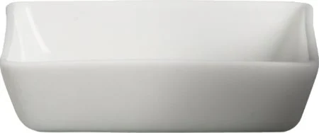 Plates, Porcelain, 3 Inch, Classic White, Square,8 - 12 COUNT