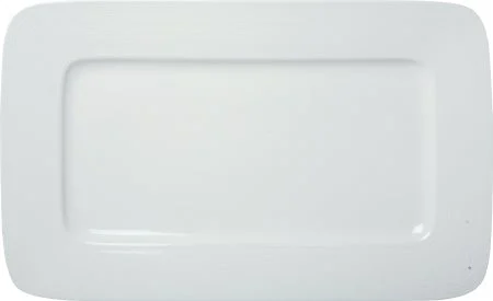 Platters, Porcelain, 10.75 x 10 Inch, Classic White, Rectangular,6 - 2 COUNT