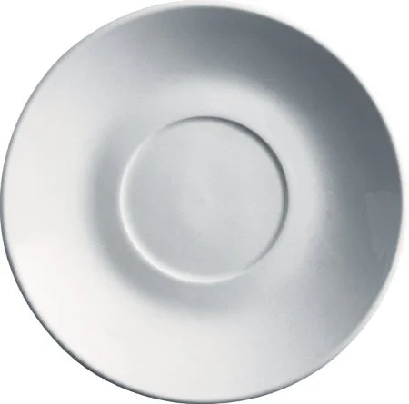 Saucers, Coffee, Porcelain, 6.25 Inch, Classic White,10 - 6 COUNT