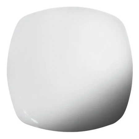 Plates, Coupe, Porcelain, 9 Inch, Classic White, Square,6 - 4 COUNT