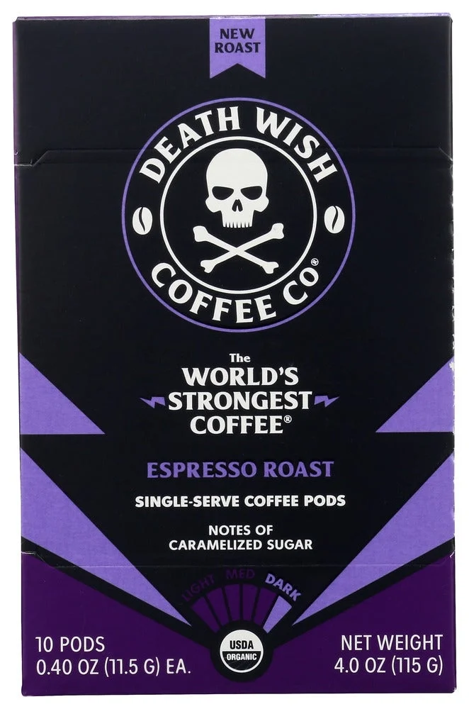 Espresso, Ground, Pod,6 - 10 COUNT