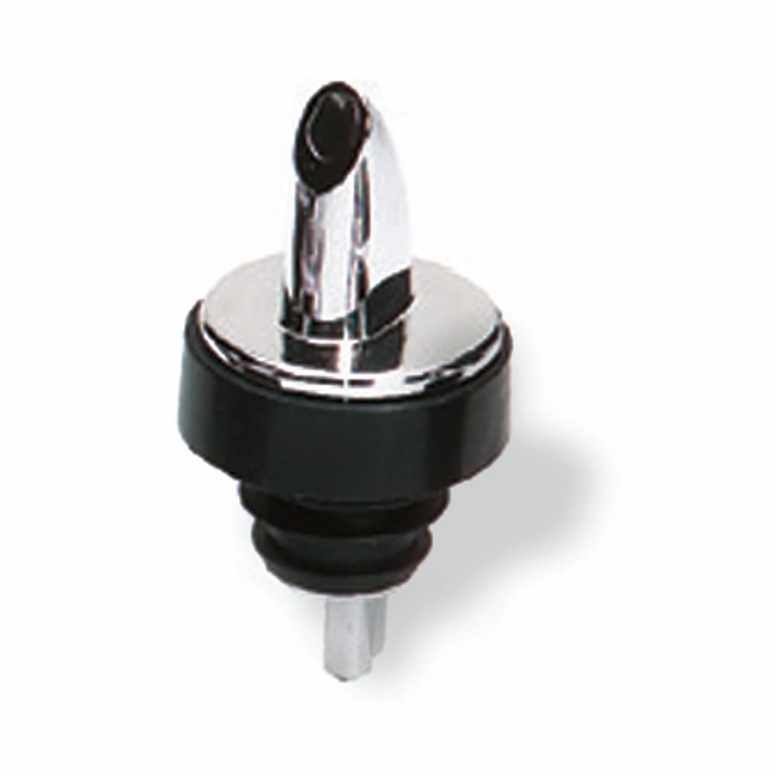 Pourers, Free-Flow, Chrome & Black,12 - 12 COUNT