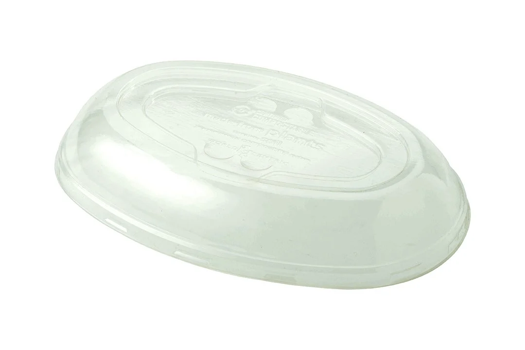 Lids, Dome, Plastic, Clear, Oval, for Burrito Bowl,8 - 50 EACH