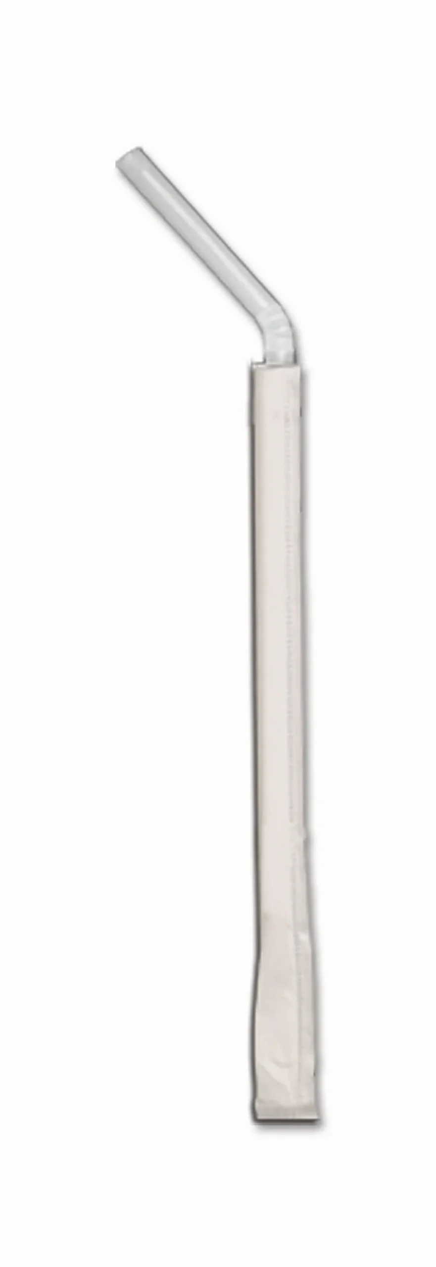 Straws, Flex, 7.75 Inch, Plastic, White, Paper Wrapped,4 - 400 COUNT